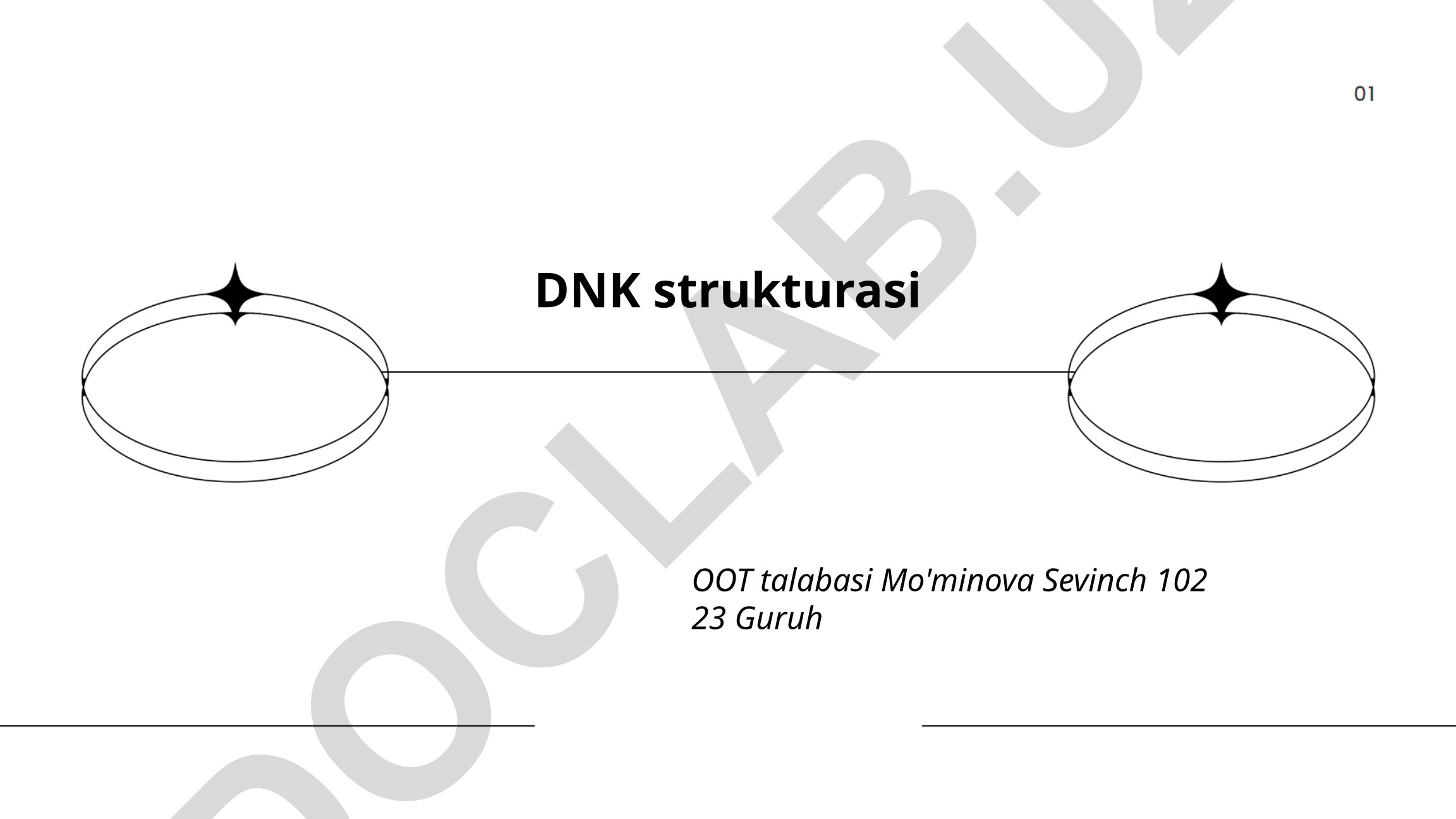 DNK tuzilishi va funksiyasi
