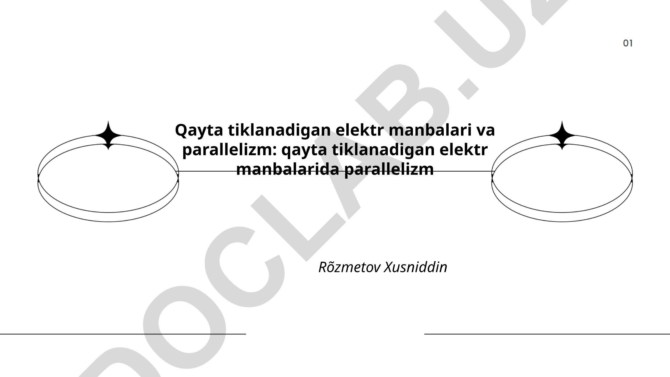 Qayta tiklanadigan elektr manbalari va parallelizm