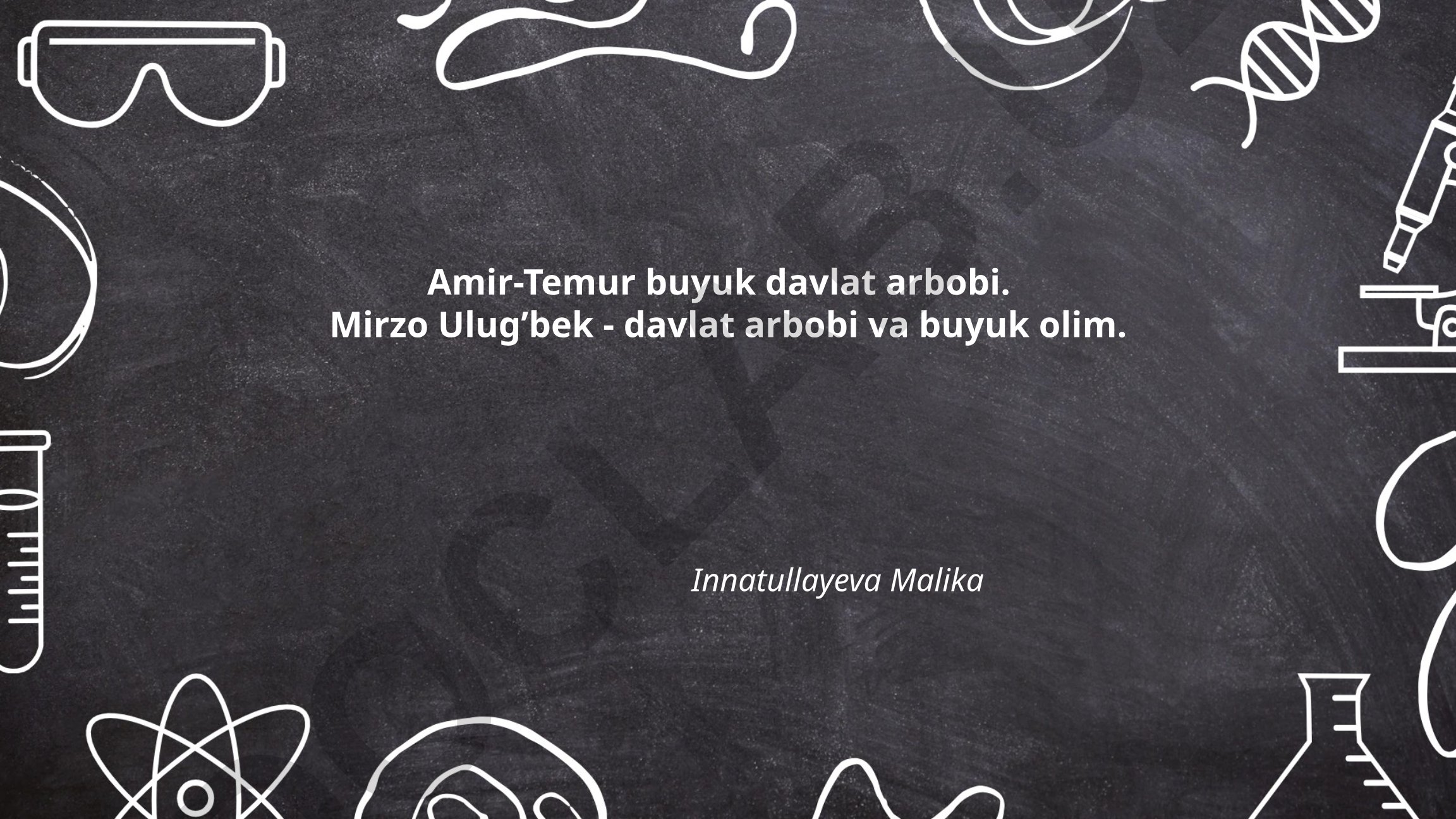 Amir Temur va Temuriylar davri tarixi