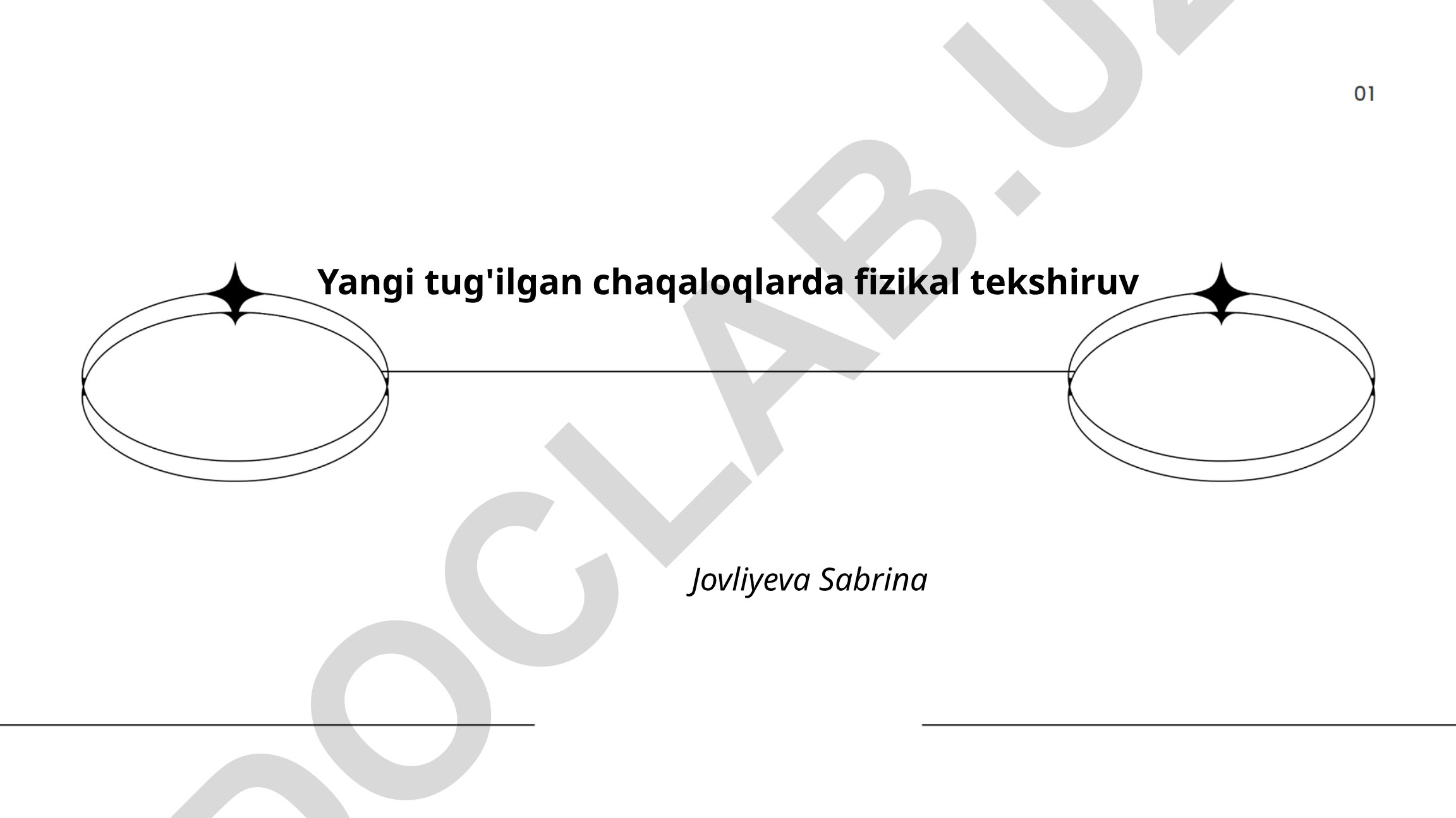 Yangi tug'ilgan chaqaloqlarda fizikal tekshiruv