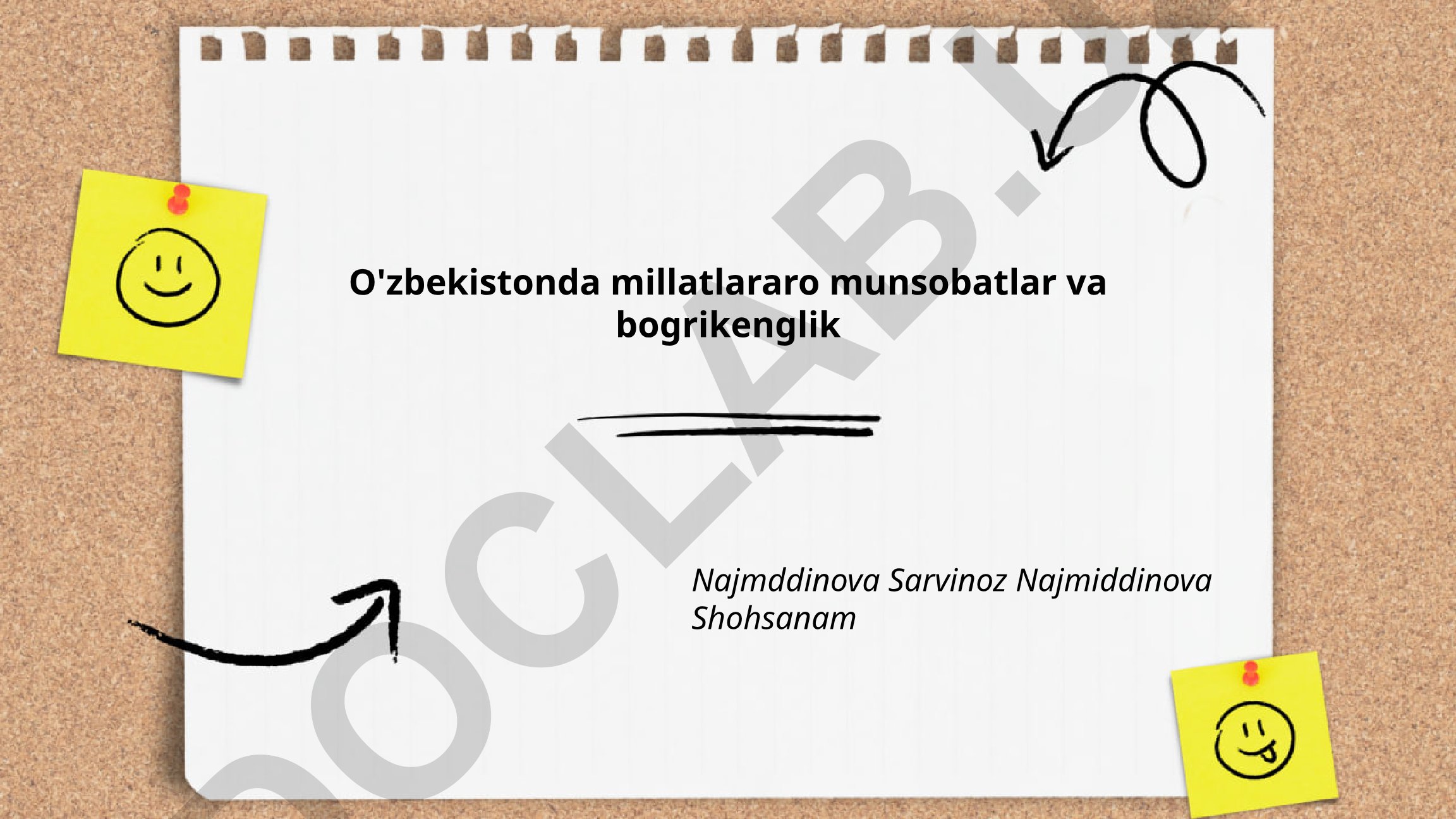 O'zbekistonda millatlararo munosabatlar va bag'rikenglik