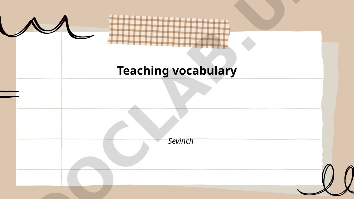 Explicit vs implicit vocabulary teaching methods