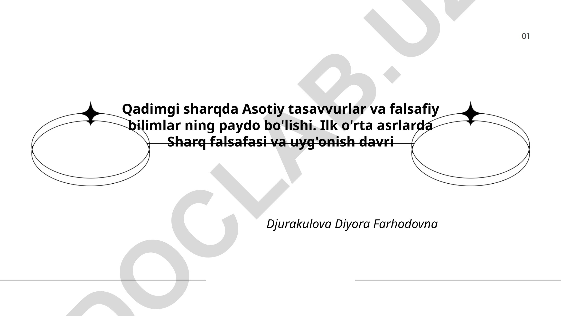Qadimgi Sharq madaniyati va falsafasi, Asotiy tasavvurlar