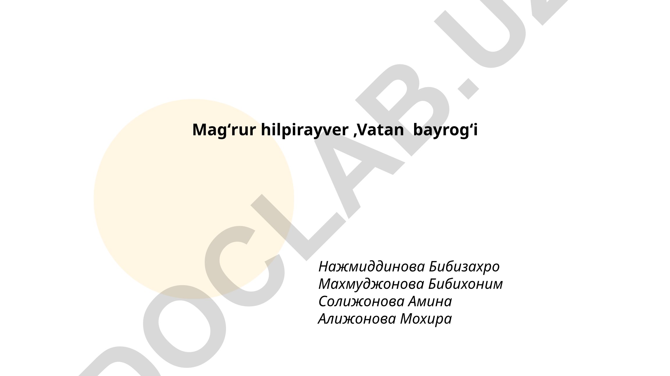 Rossiya davlat bayrog'i tarixi va ramziyligi