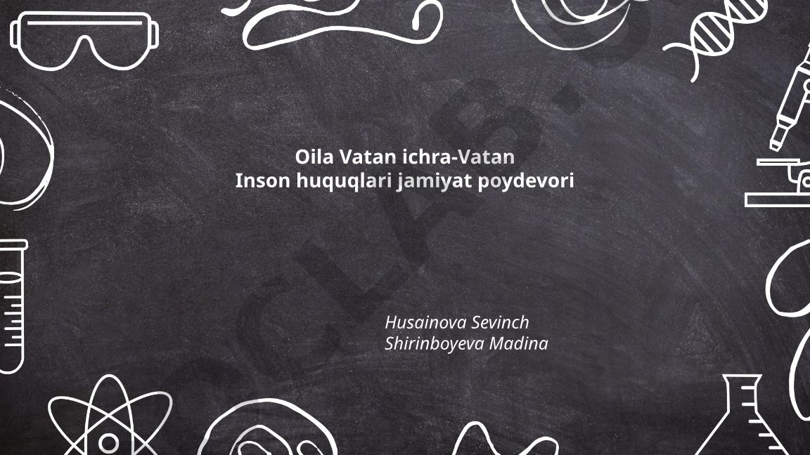 Oila va jamiyat barqarorligi: inson huquqlari va vatanparvarlik