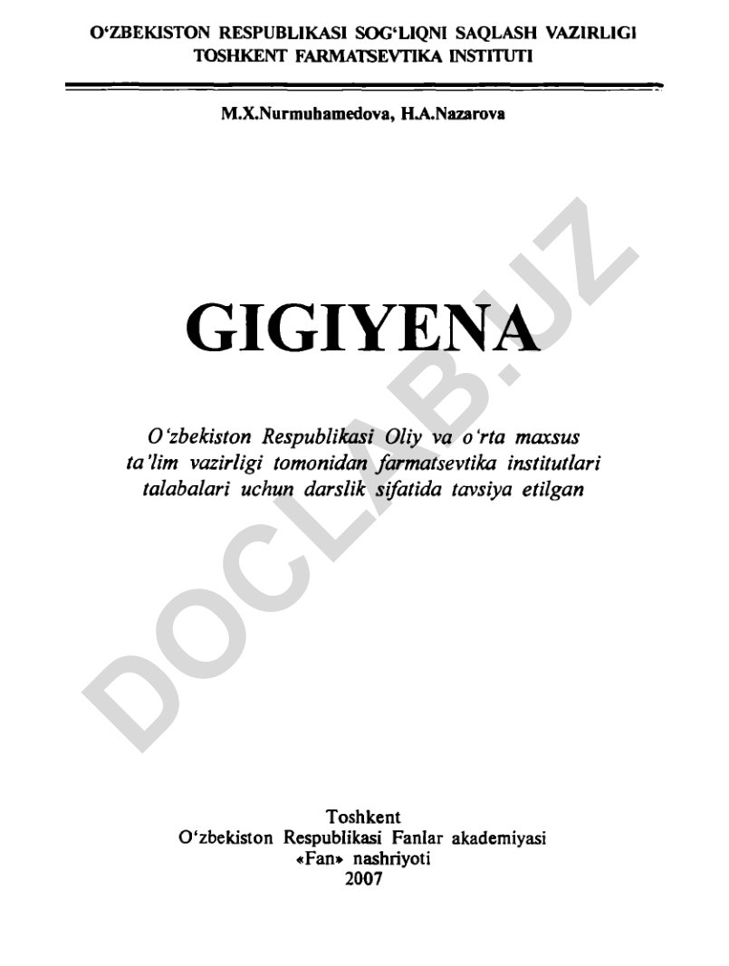 Gigiyena darsligi