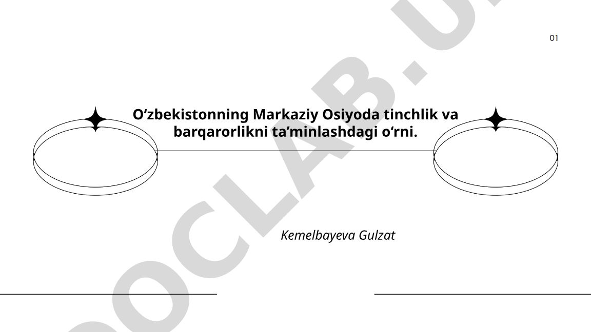 O‘zbekistonning Markaziy Osiyoda tinchlik va barqarorlikni ta’minlashdagi o‘rni
