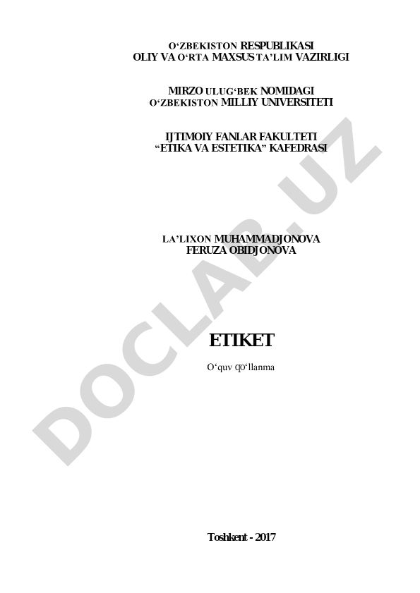 Etiket