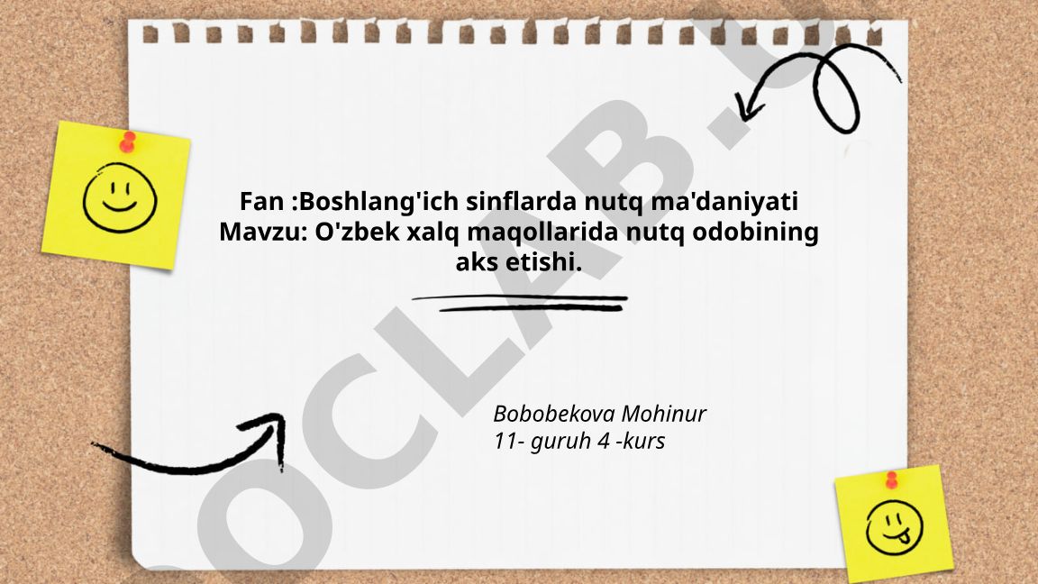 O'zbek xalq maqollarida nutq odobining aks etishi