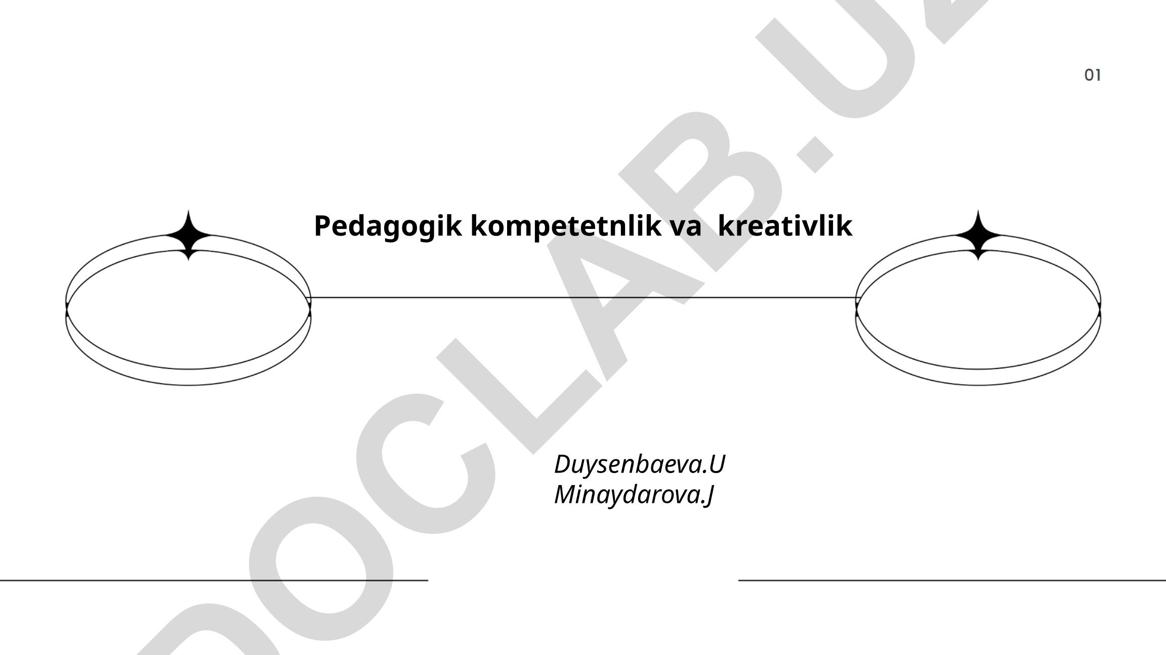Pedagogik kompetentlik va kreativlikning mohiyati