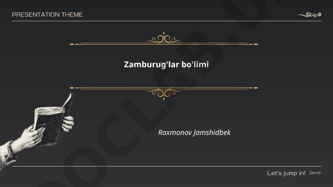 Zamburug'larning umumiy xususiyatlari va hujayra tuzilishi