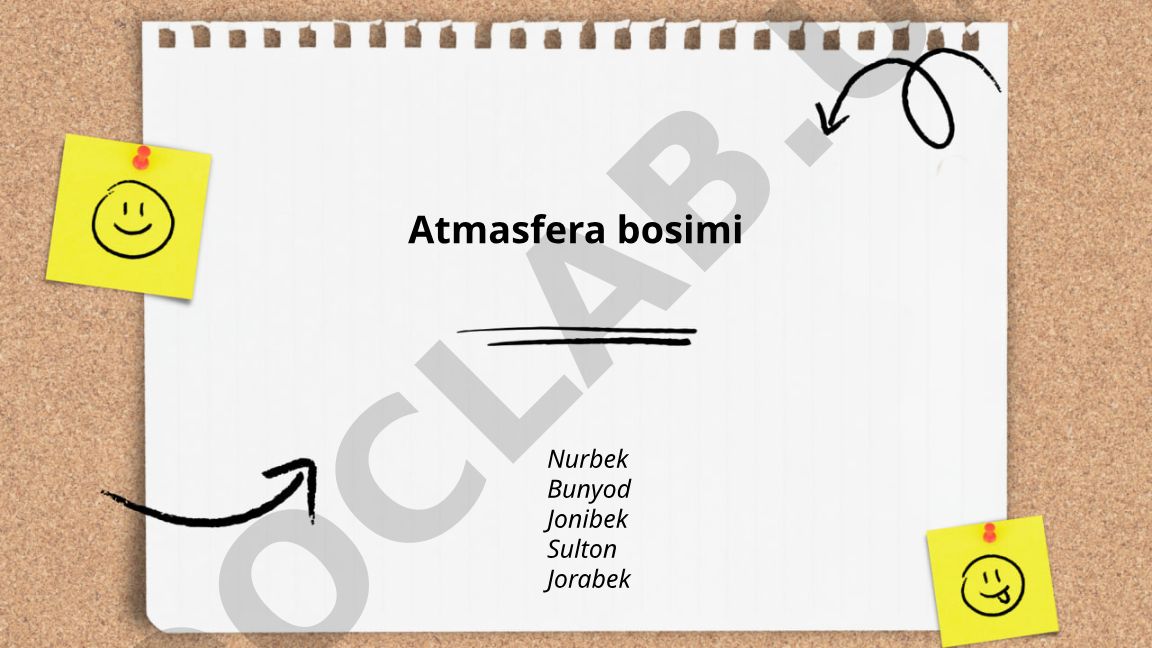 Atmosfera bosimi: ta'rif, o'lchov birliklari va asboblar