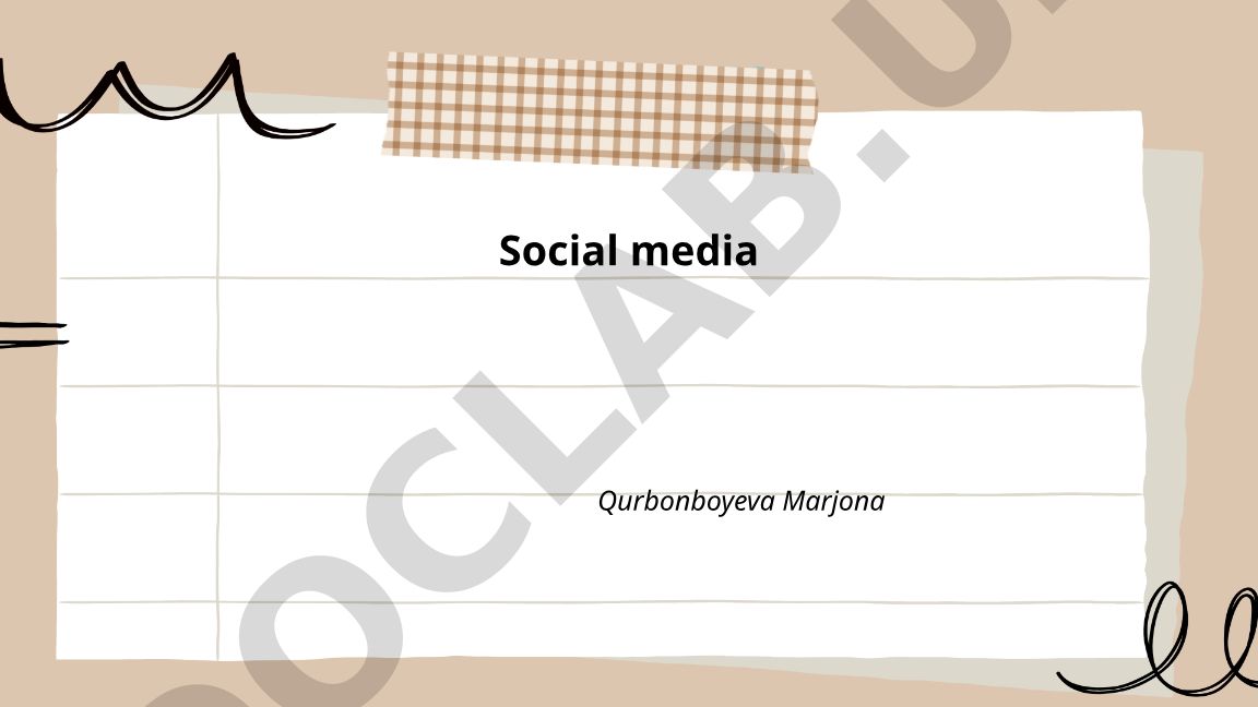 Ijtimoiy tarmoqlar va marketing strategiyalari