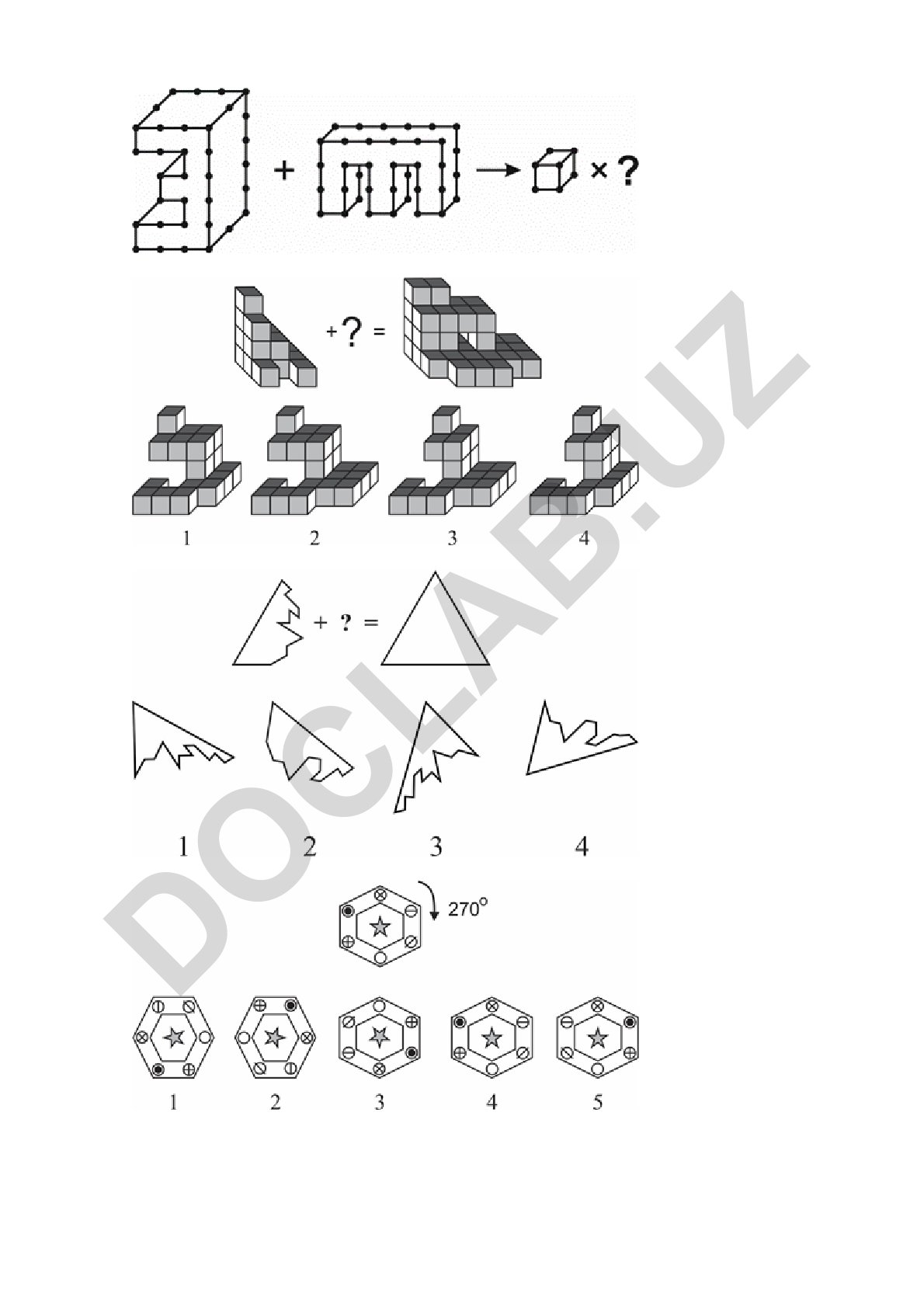 Mantiqiy va matematik masalalar to'plami