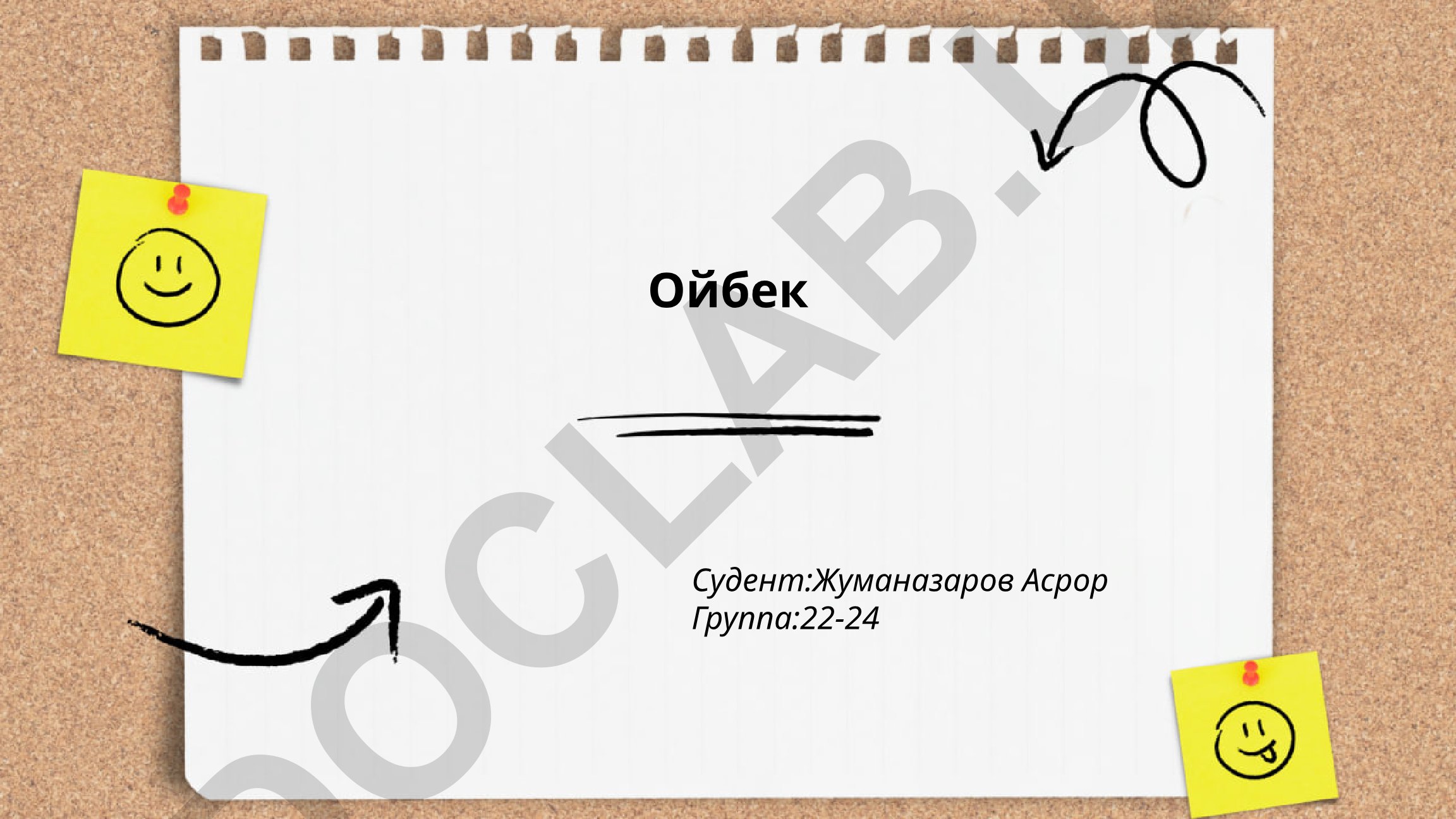 Ойбек: биография и литературное наследие