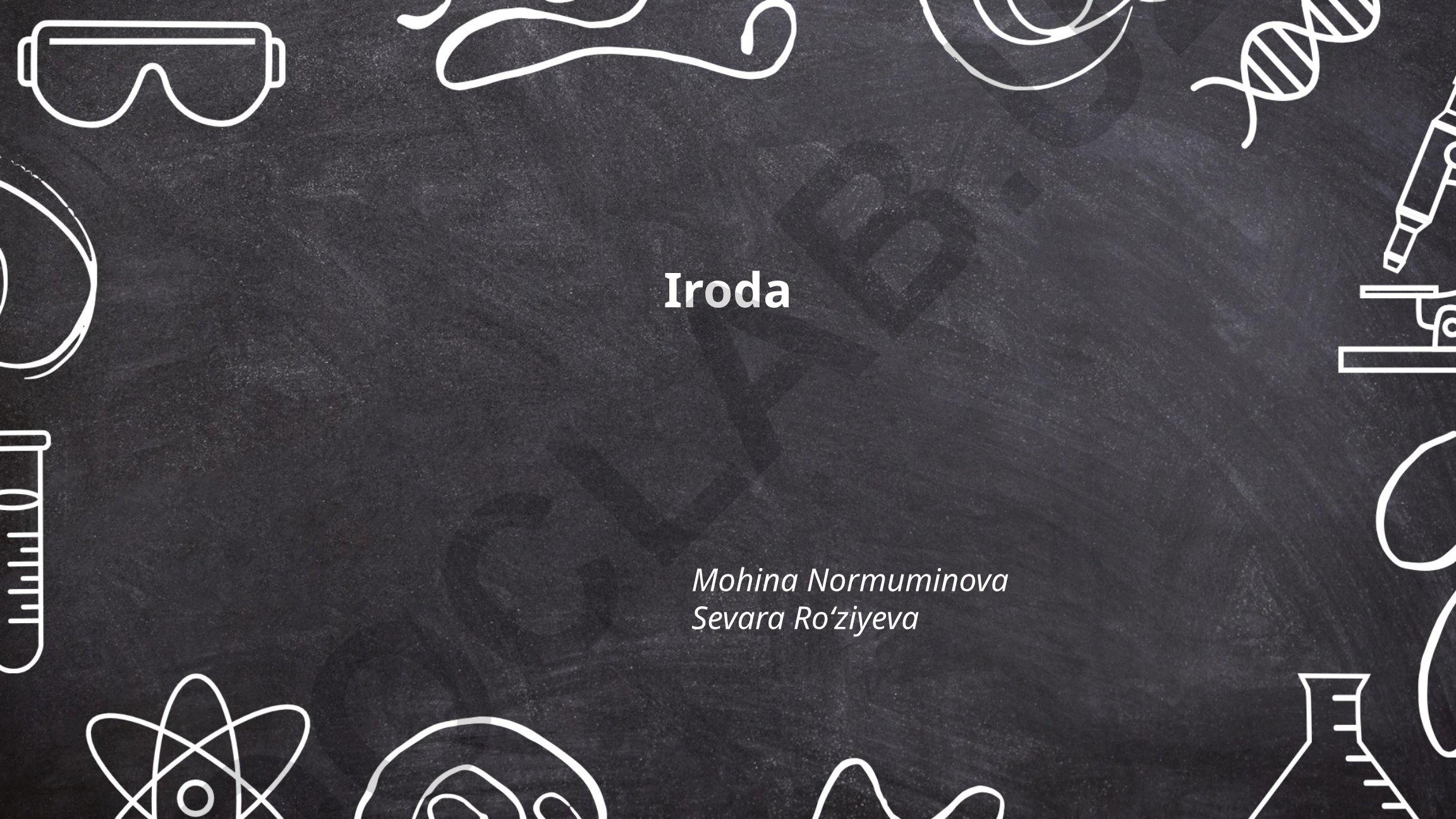 Iroda tarixi va huquqi