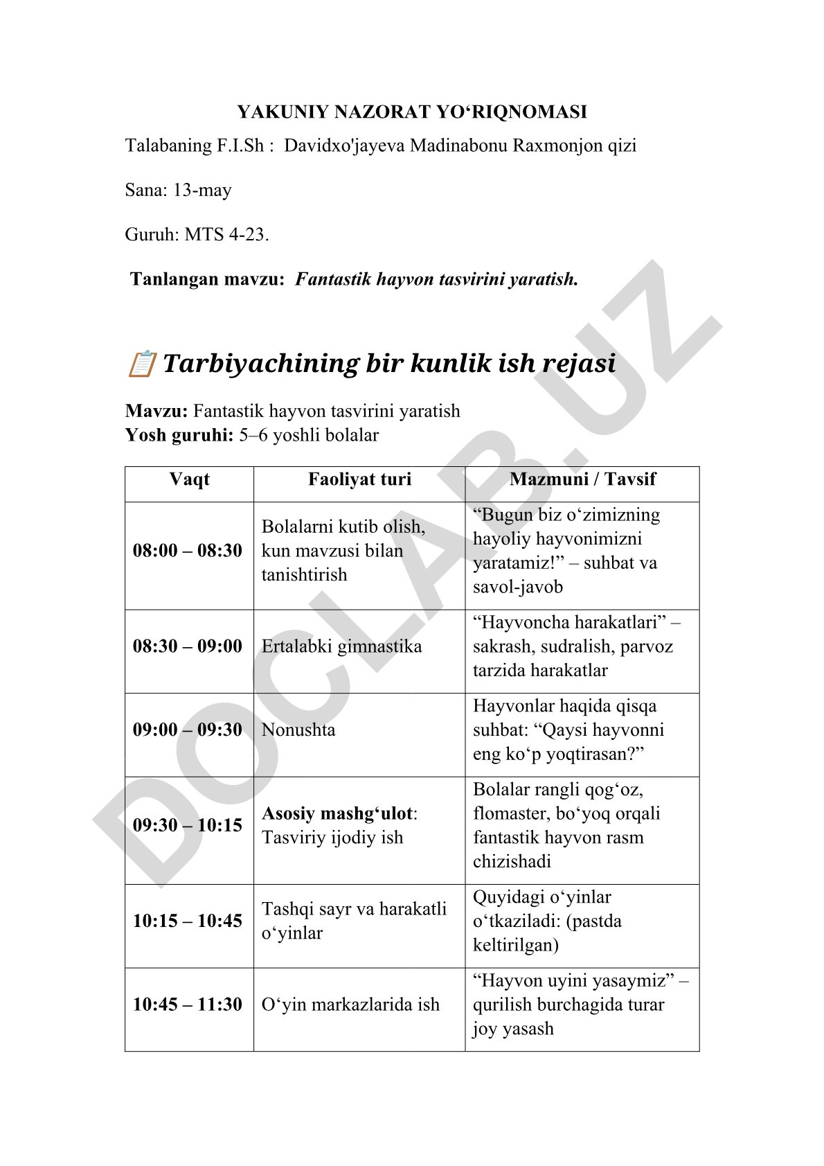 Fantastik hayvon tasvirini yaratish
