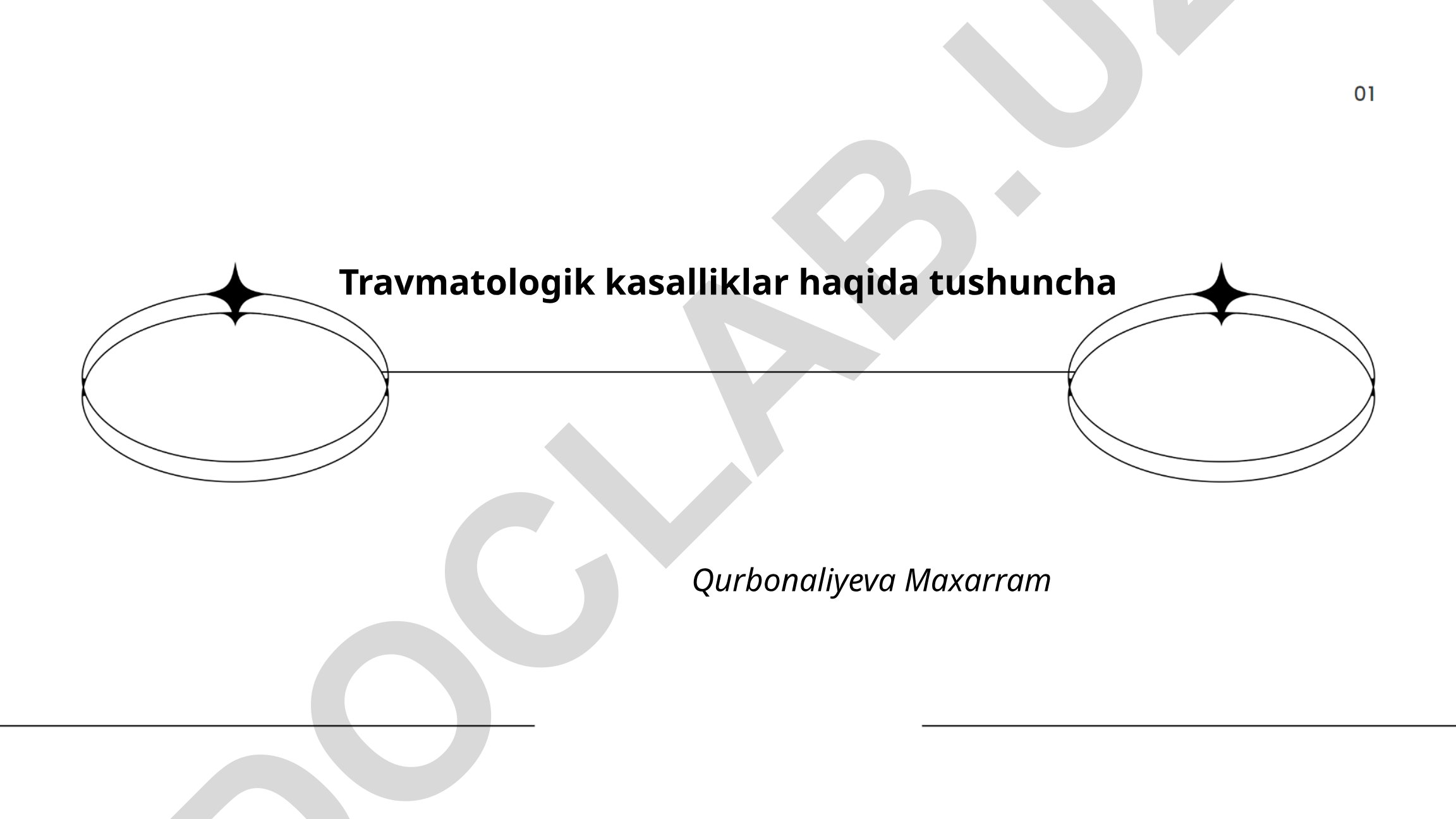 Travmatologik kasalliklar haqida tushuncha