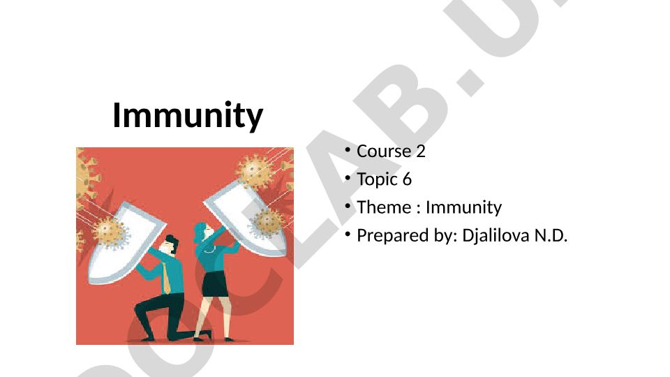 Immunity and Infectious Diseases