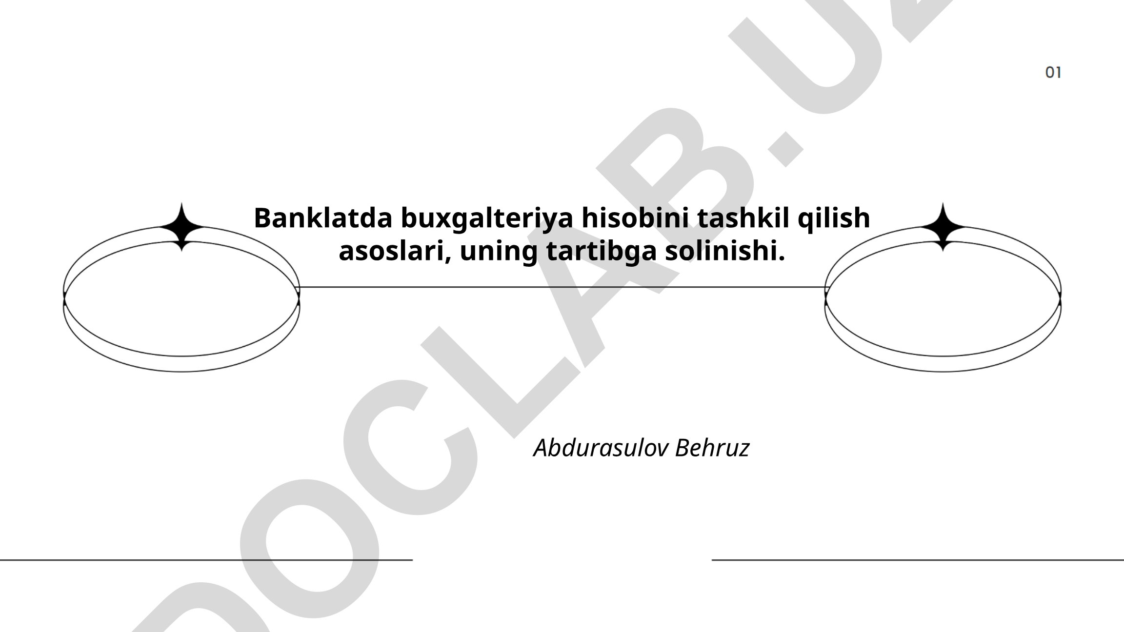Banklarda buxgalteriya hisobini tashkil qilish asoslari va tartibga solinishi