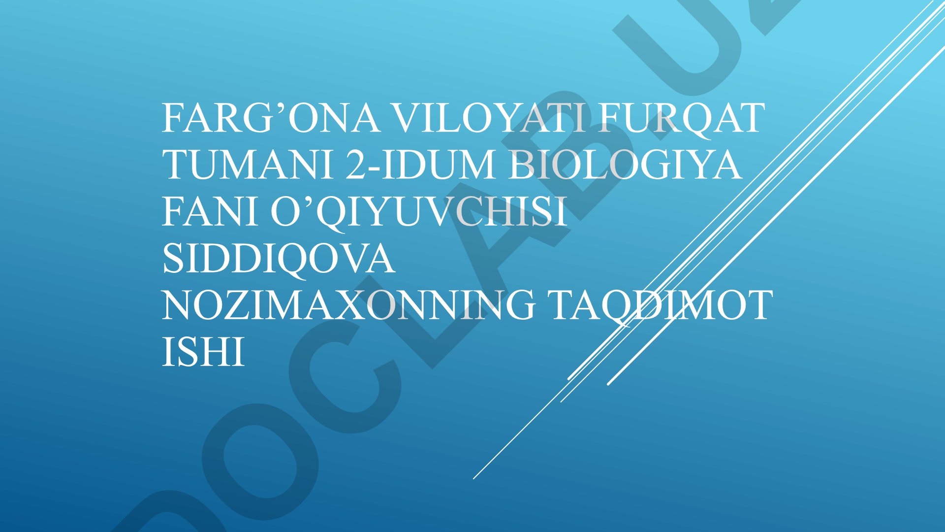 Yashash uchun kurash va uning turlari