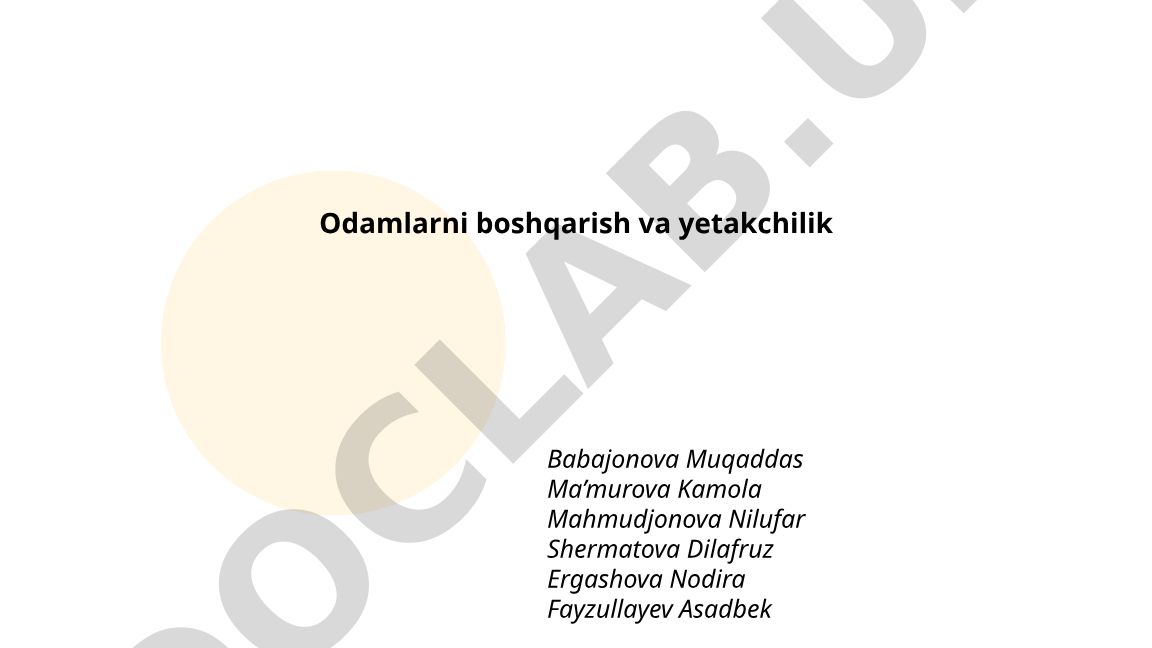 Yetakchilik uslublari va emotsional intellekt