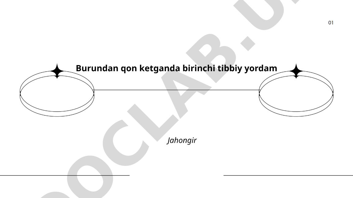 Burundan qon ketganda birinchi tibbiy yordam
