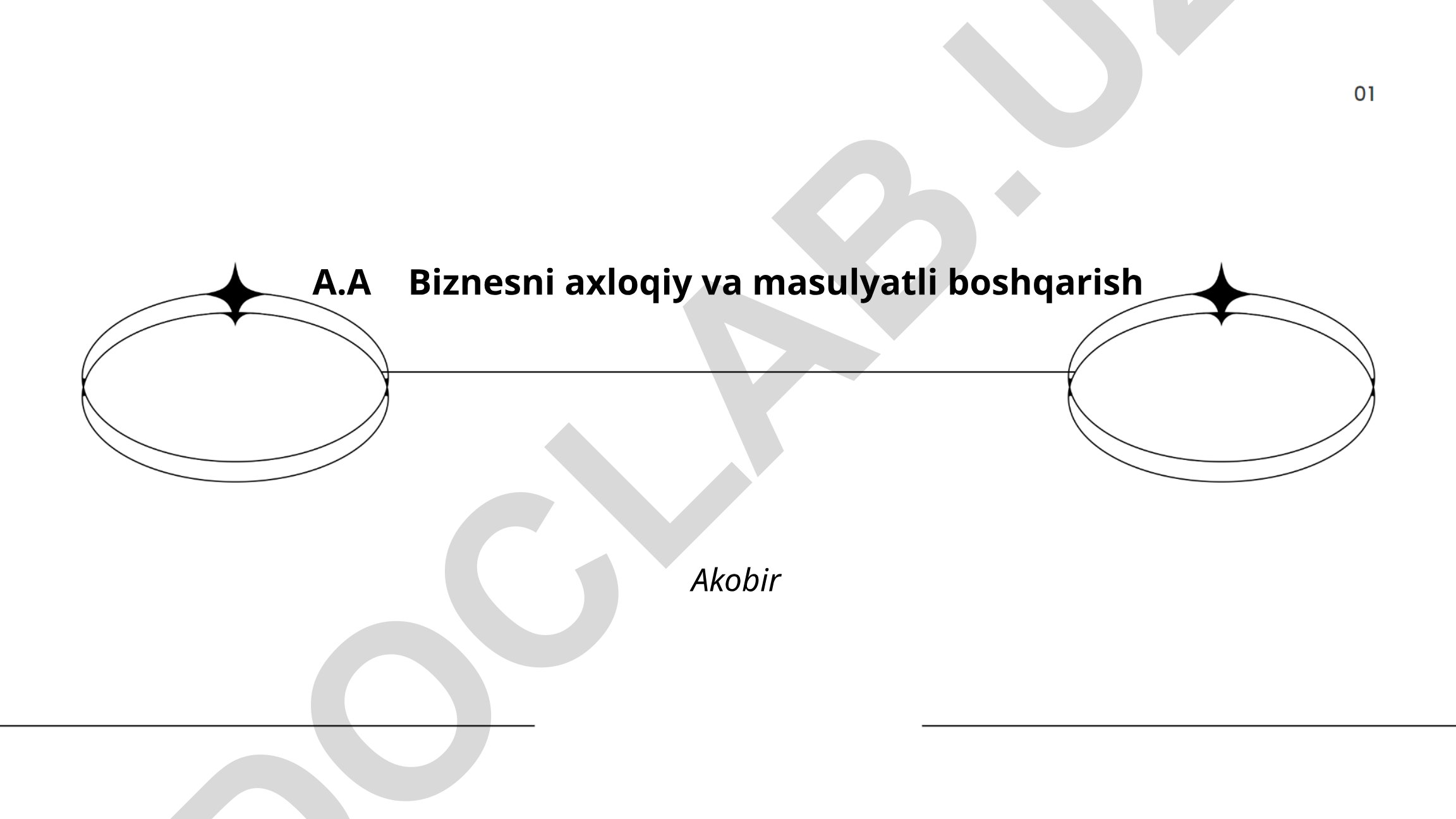 Biznesni axloqiy va mas'uliyatli boshqarish