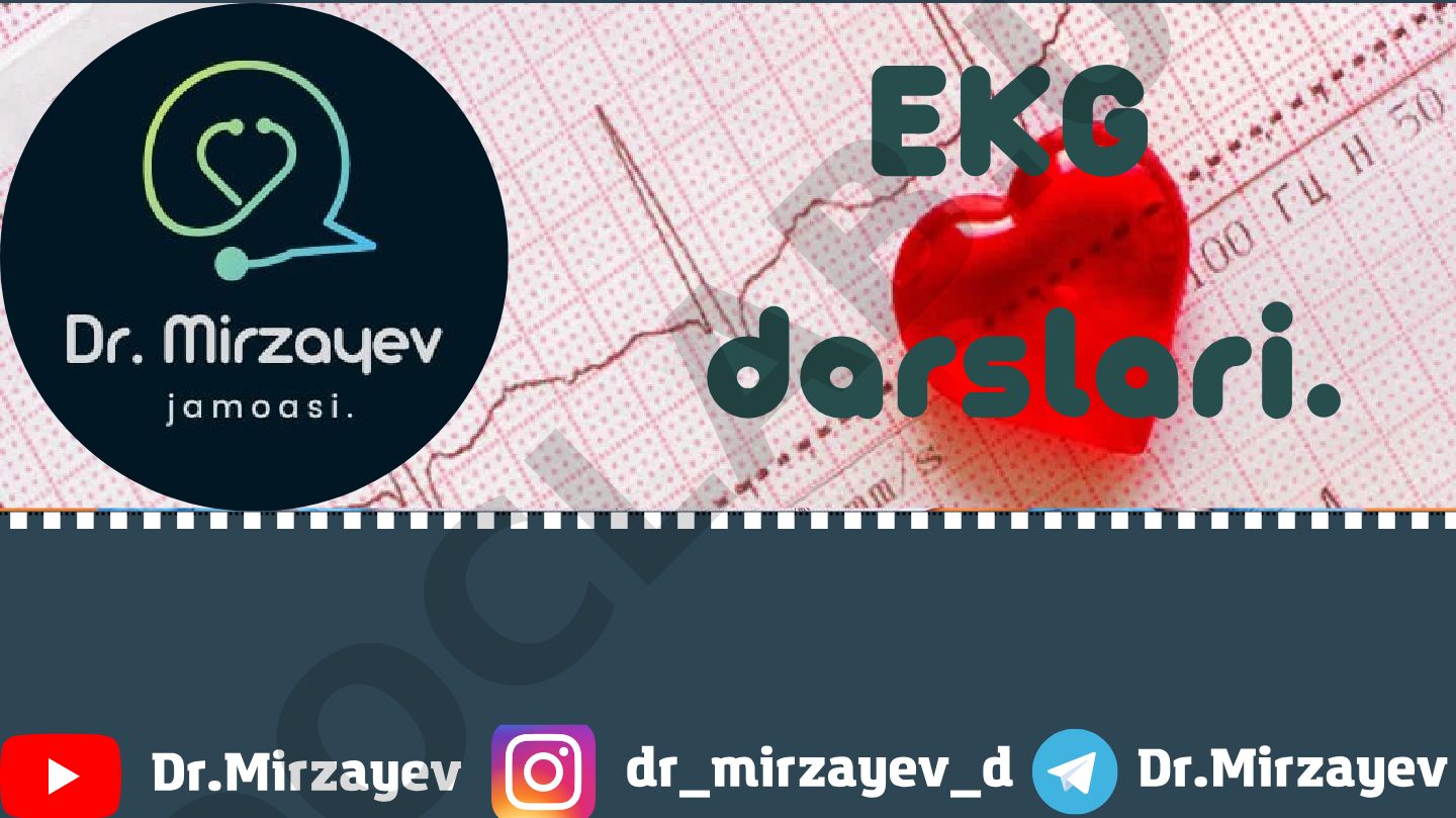 Yurak anatomiyasi va EKG darslari