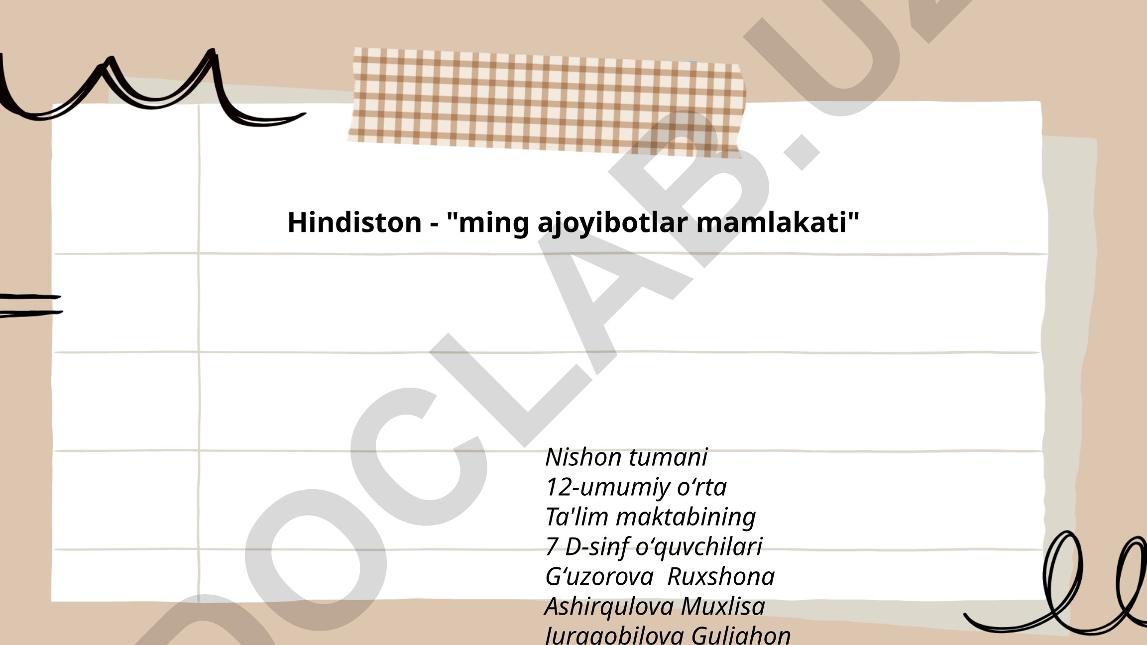 Hindiston - ming ajoyibotlar mamlakati