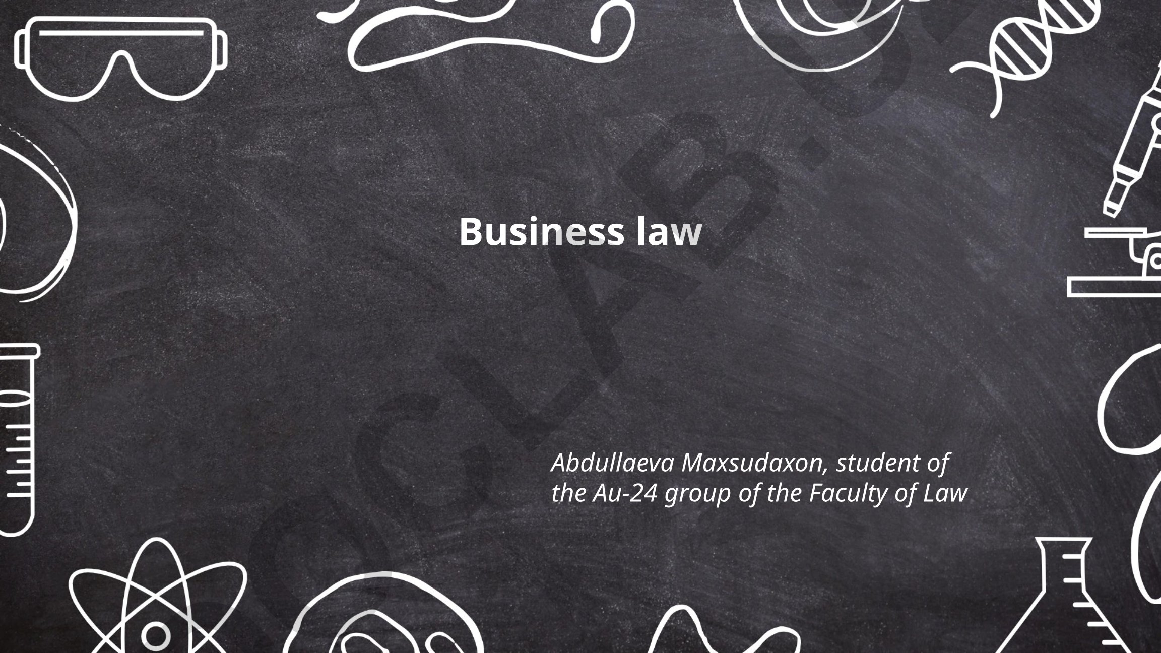Contracts, Intellectual Property, and Employment Law in Business