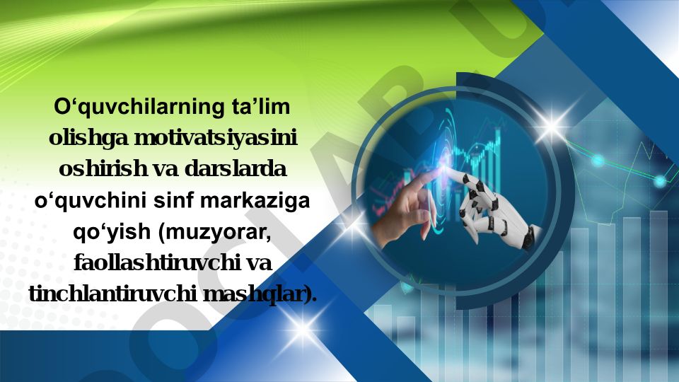 O'quvchilarni sinf markaziga qo'yish va motivatsiyani oshirish