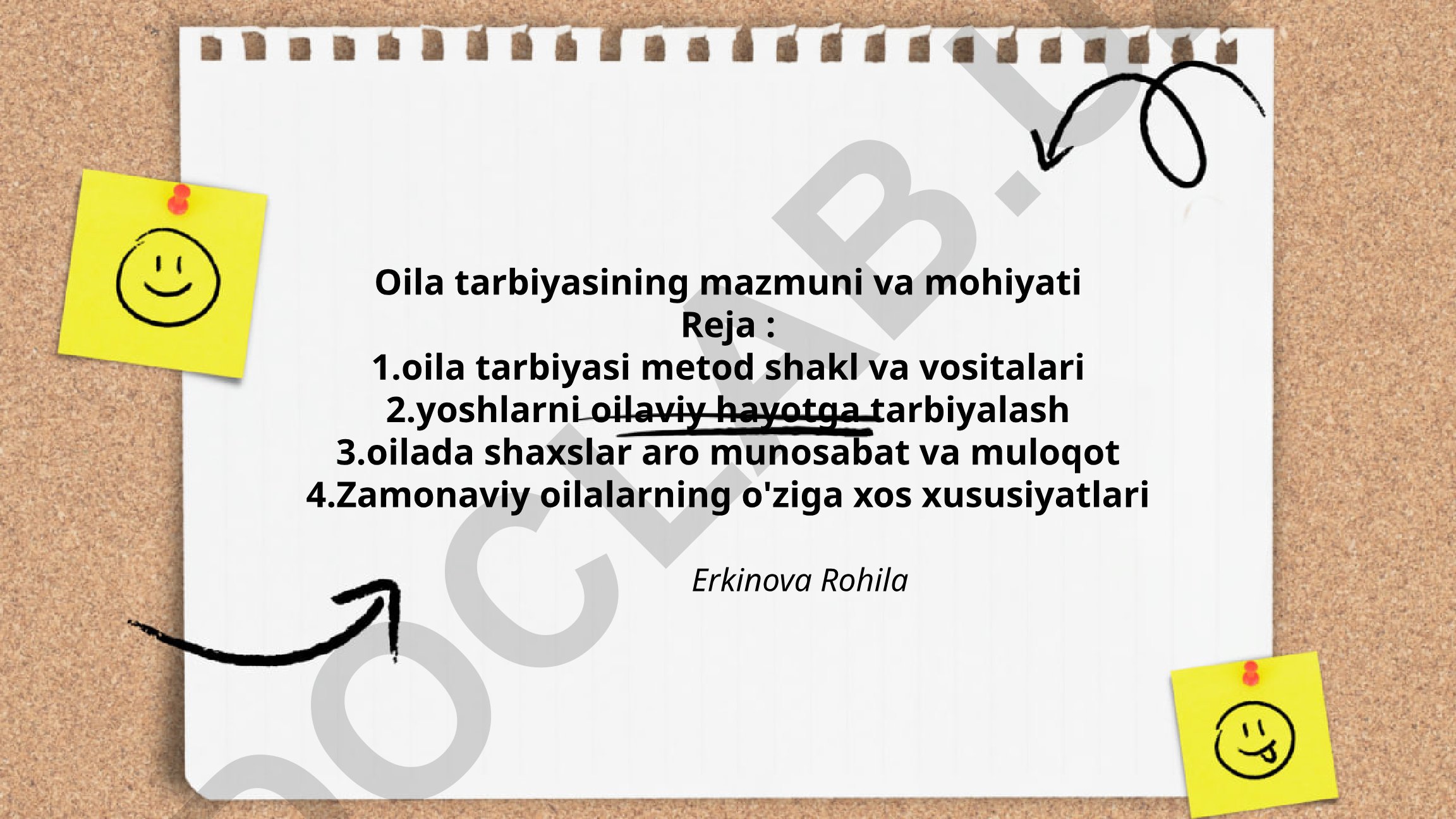 Oila tarbiyasining mazmuni va mohiyati