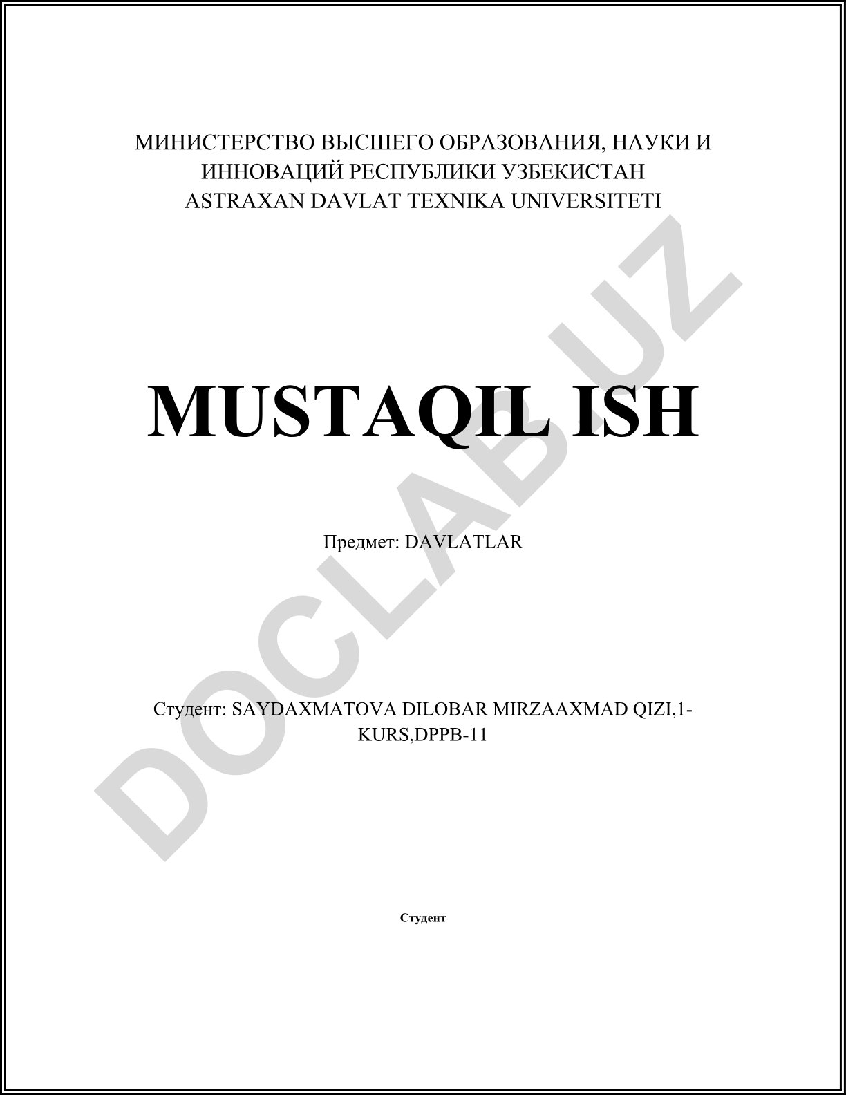 Davlat boshqaruvi va iqtisodiy siyosat