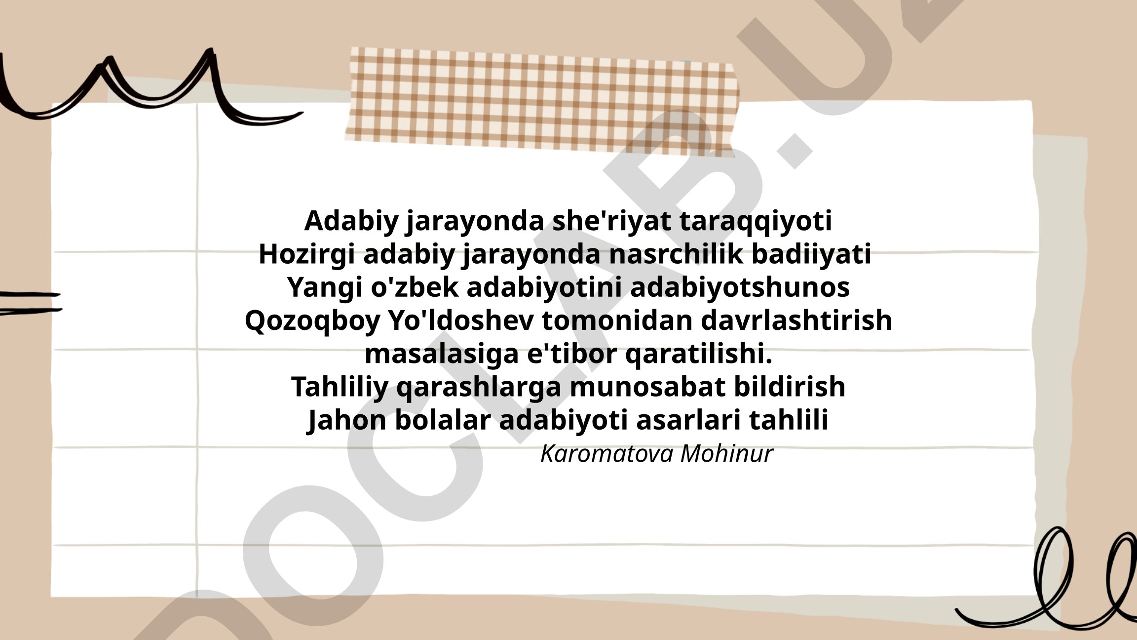 Adabiy jarayonda she'riyat taraqqiyoti va nasrchilik badiiyati