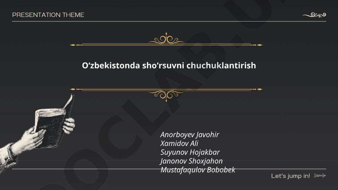 Oʻzbekistonda shoʻrsuvni chuchuklantirish