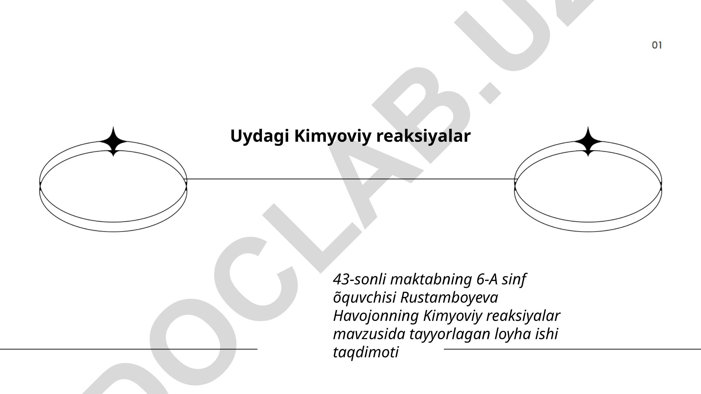 Uydagi kimyoviy reaksiyalar