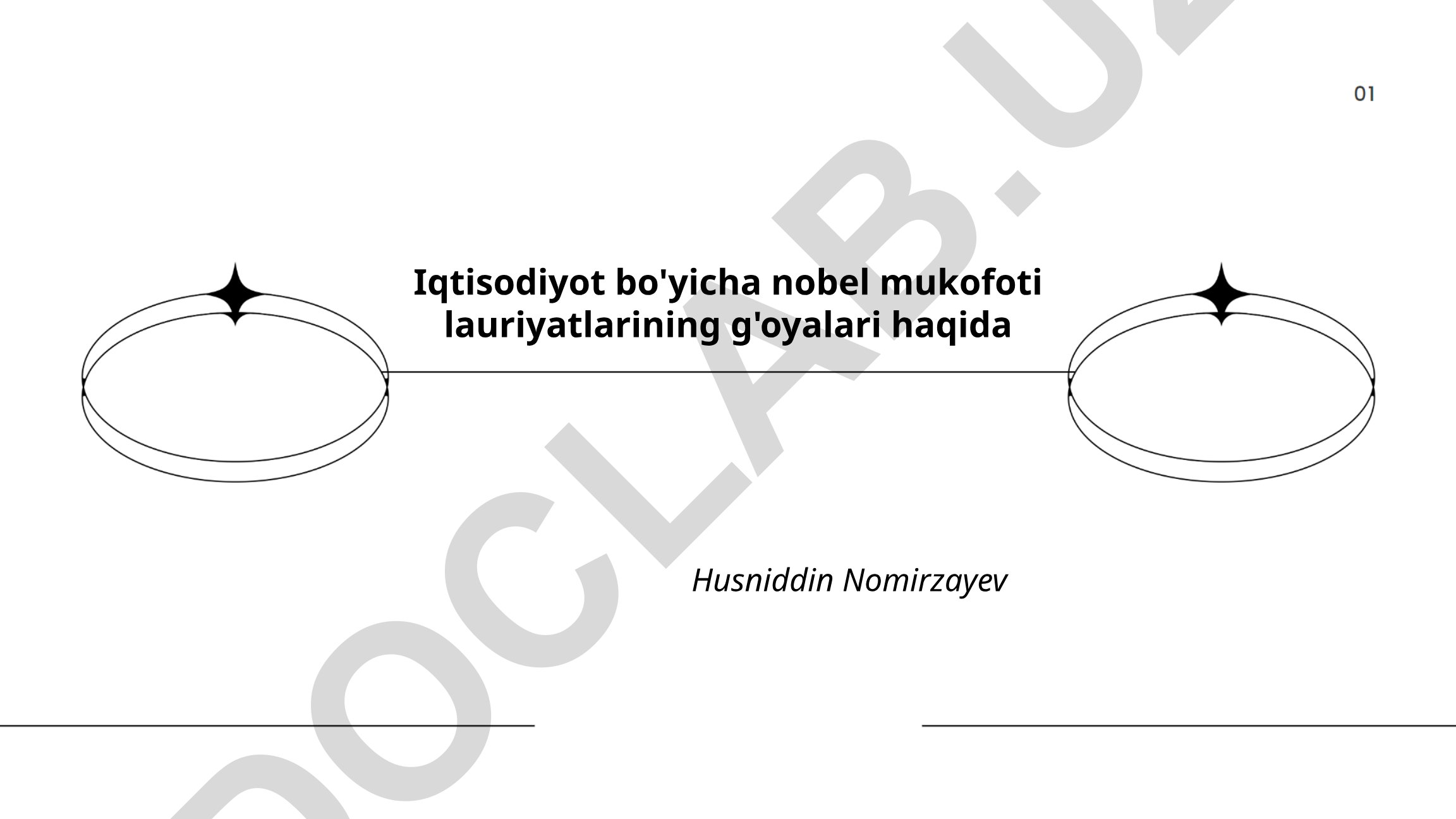 Iqtisodiyot bo'yicha Nobel mukofoti laureatlarining g'oyalari