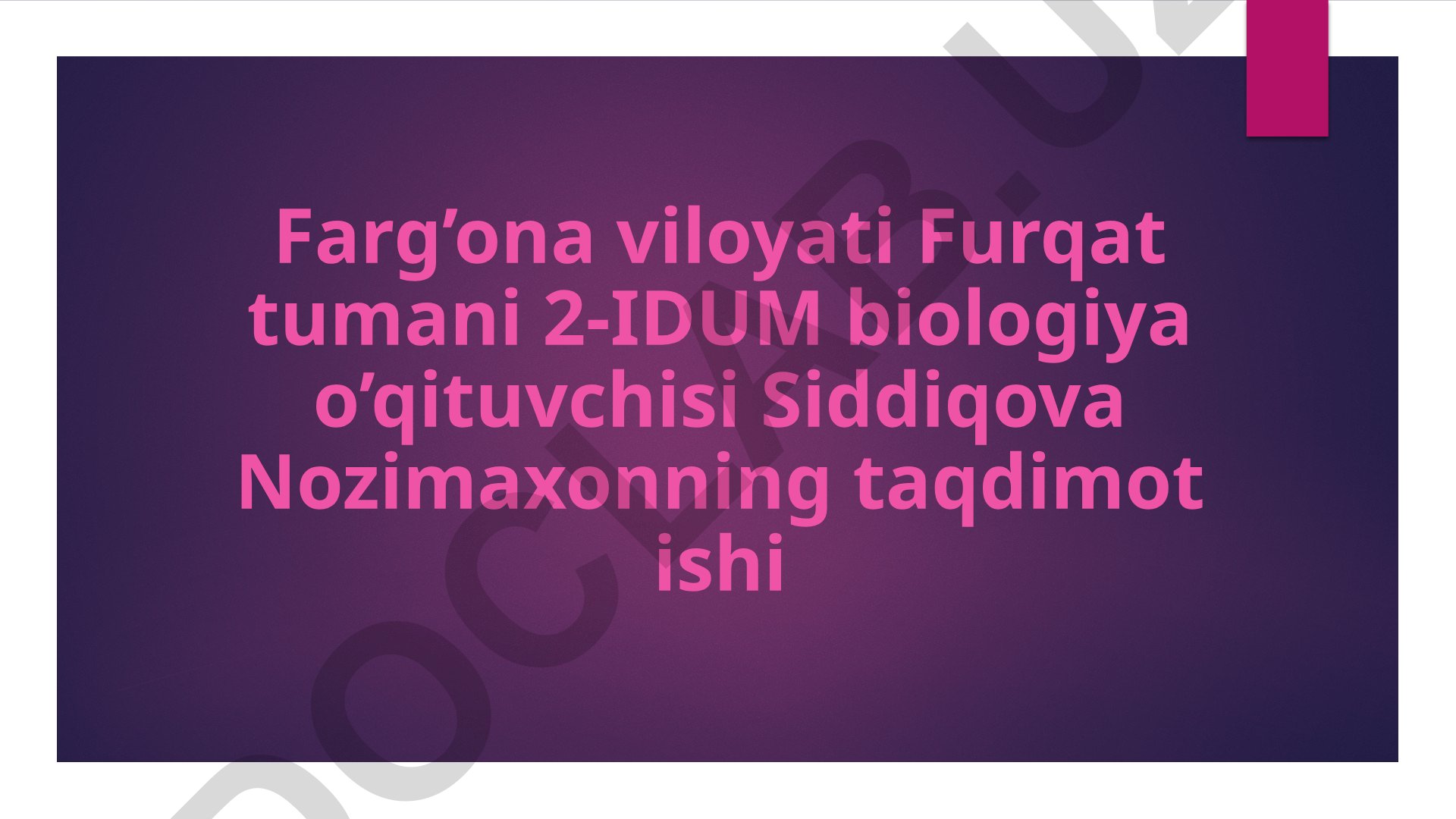 Yirtqich sutemizuvchilar turkumi va ularning oilalari