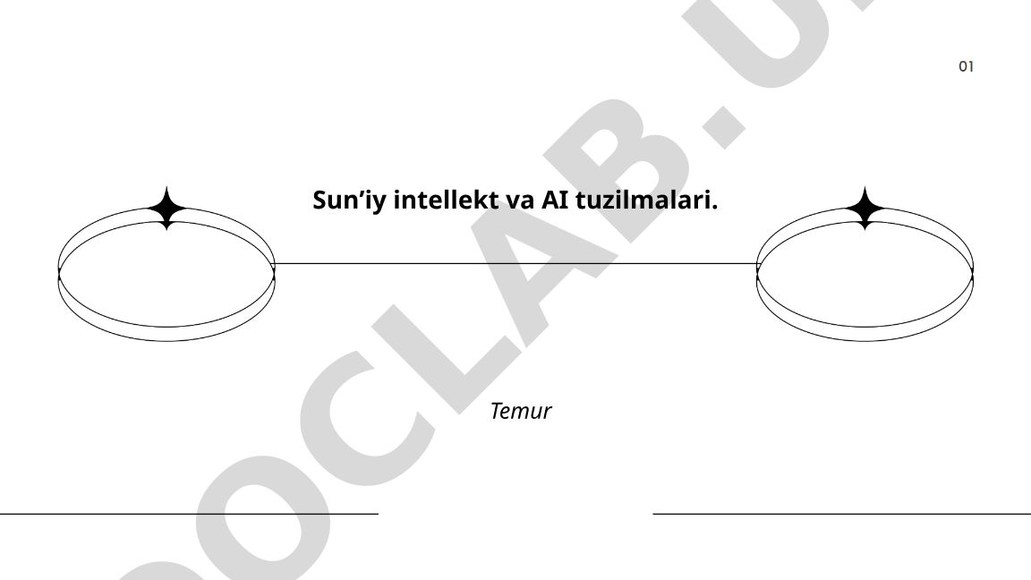 Sunʼiy intellekt va AI tuzilmalari
