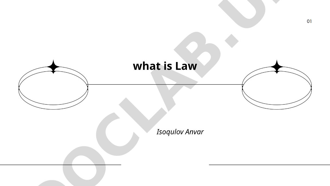 Definition and concept of law