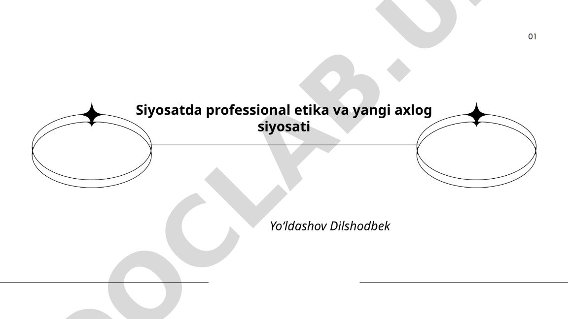 Siyosatda professional etika va yangi axloq siyosati