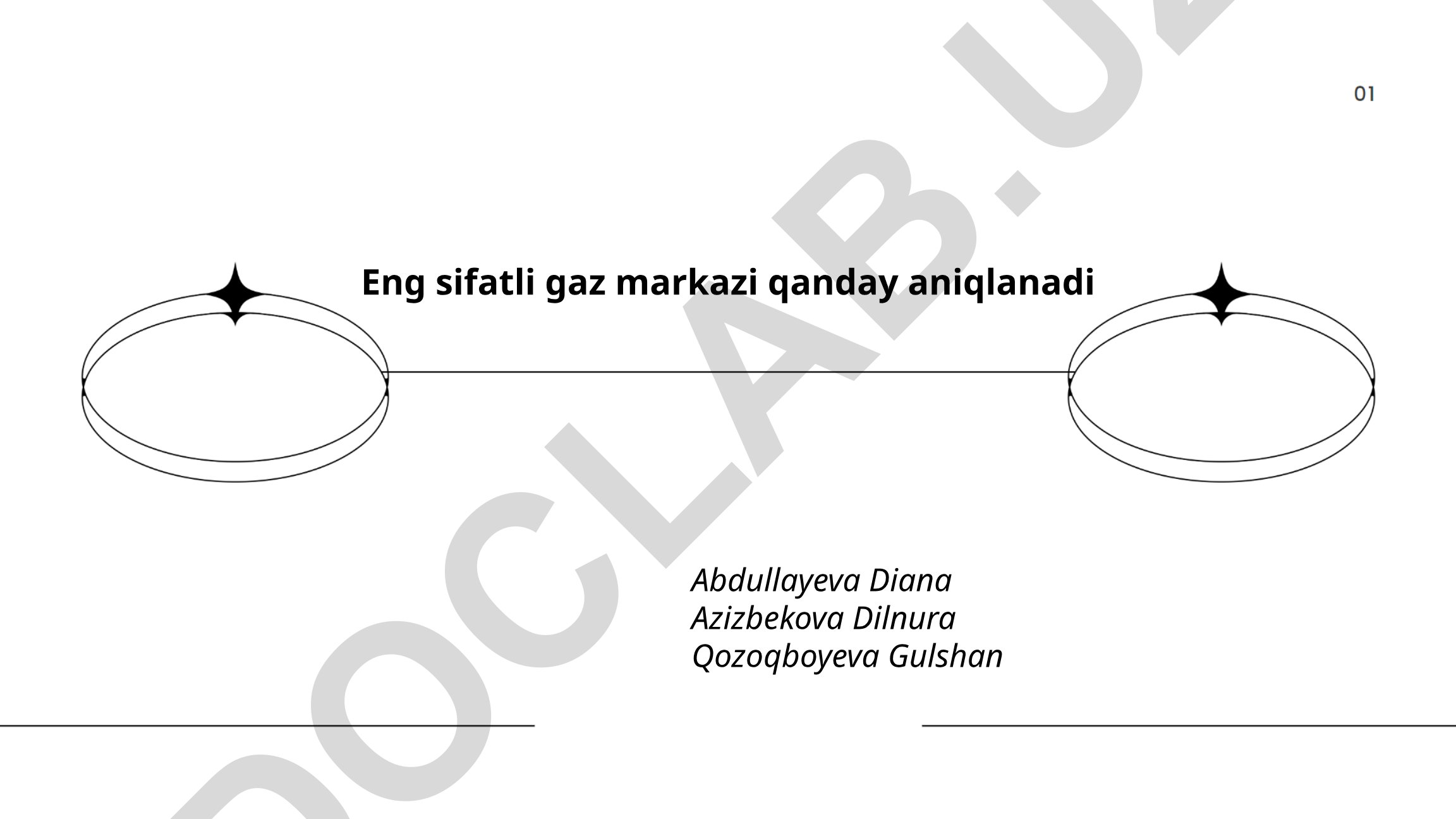 Eng sifatli gaz markazini aniqlash usullari