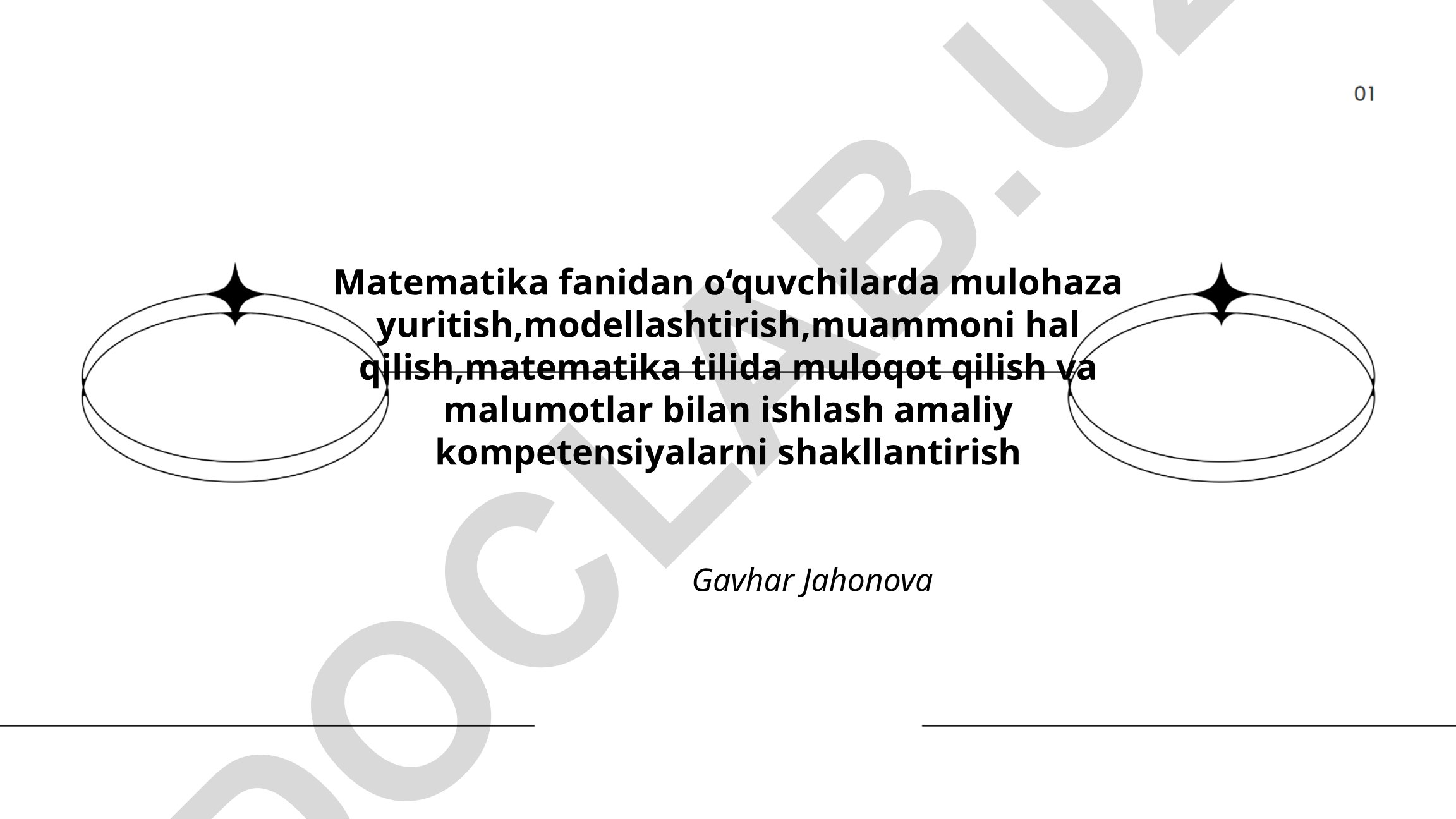 Matematika fanida o'quvchilarda amaliy kompetensiyalarni shakllantirish