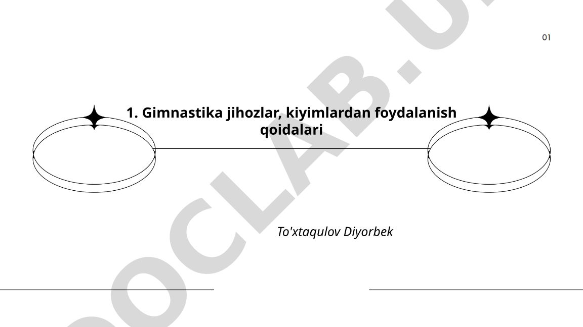 Gimnastika jihozlar va kiyimlardan foydalanish qoidalari