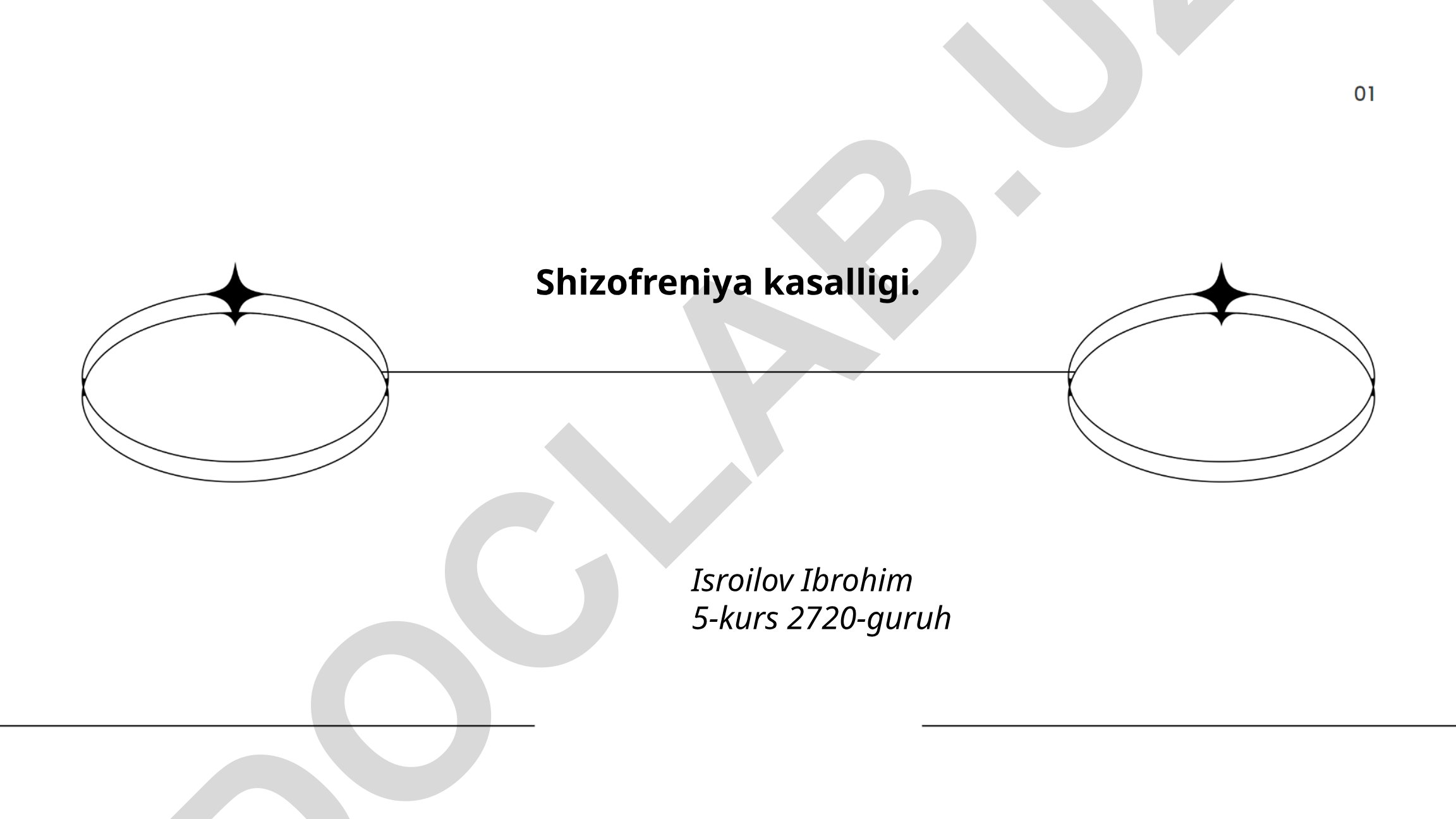 Shizofreniya kasalligi: tushuncha, simptomlar va diagnostika
