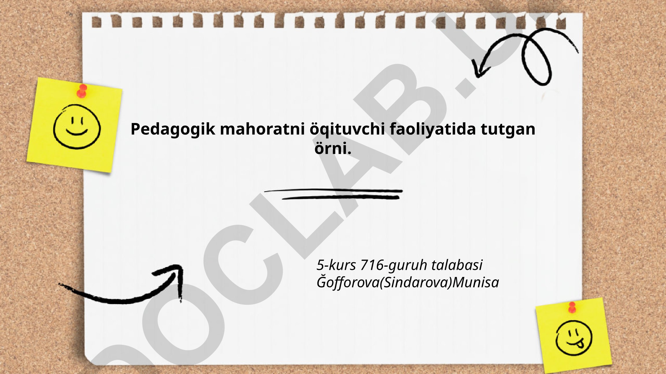 Pedagogik mahoratning ta'rifi, ahamiyati va ta'lim jarayonidagi roli
