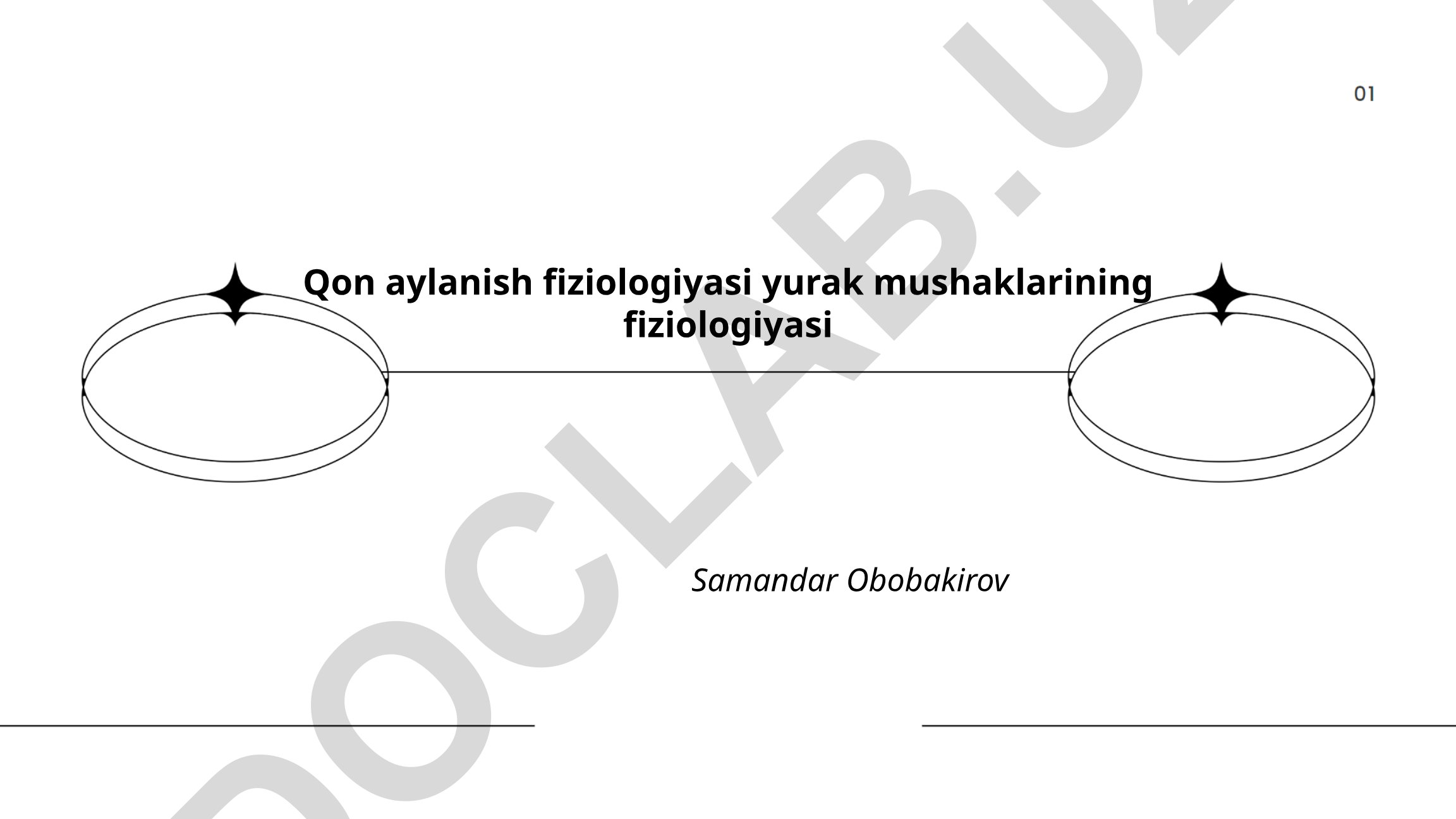 Qon aylanish fiziologiyasi va yurak mushaklarining fiziologiyasi