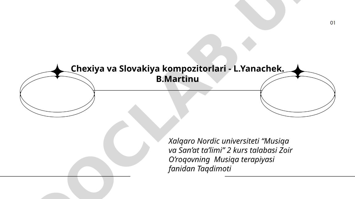 Chexiya va Slovakiya kompozitorlari - L.Yanachek va B.Martinu