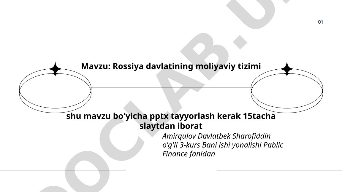 Rossiya davlatining moliyaviy tizimi